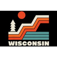 Retro Wisconsin Outdoors Nature Bumper Sticker