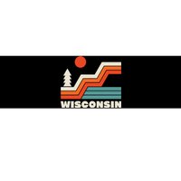 Retro Wisconsin Outdoors Nature Bumper Sticker