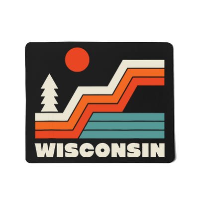 Retro Wisconsin Outdoors Nature Mousepad