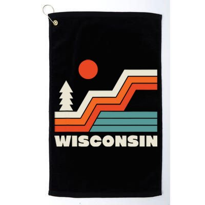 Retro Wisconsin Outdoors Nature Platinum Collection Golf Towel