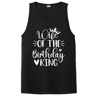 Retro Wife Of The Birthday King Husband Bday Party For Him Gift PosiCharge Competitor Tank