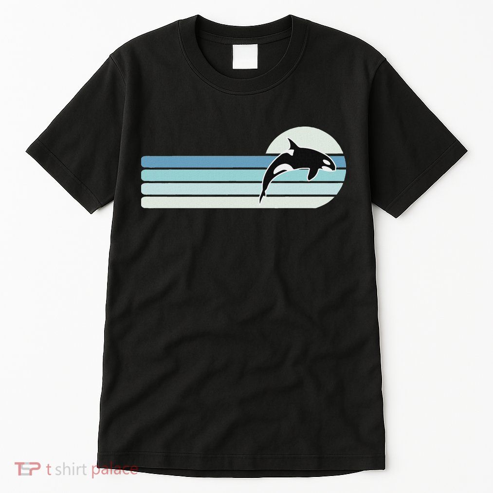 Retro Whale Orca Tall T-Shirt