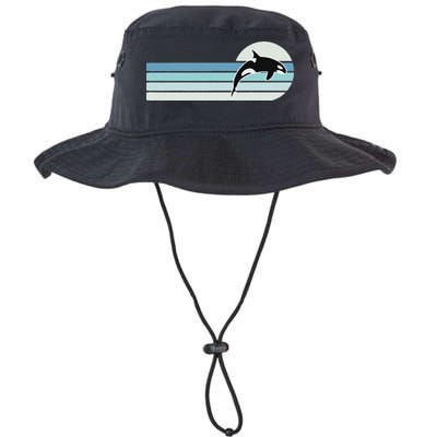Retro Whale Orca Bucket Hat
