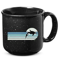 Retro Whale Orca 15oz Campfire Ceramic Mug
