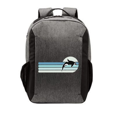 Retro Whale Orca Vector Backpack