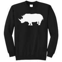 Rhino White Print Long Sleeve Rhino Sweatshirt