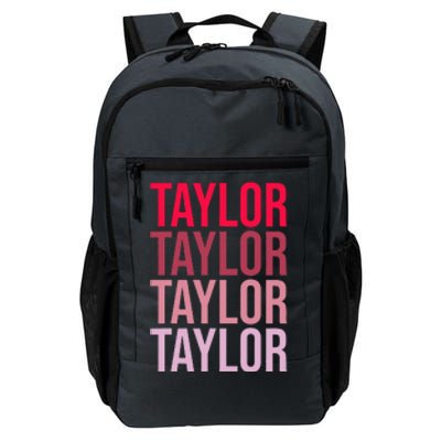 Retro Wordmark Pattern I Love Daily Commute Backpack