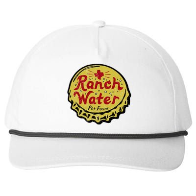 Ranch Water Por Favor Snapback Five-Panel Rope Hat