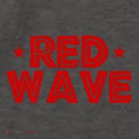 Red Wave Pro Republican Vector Backpack