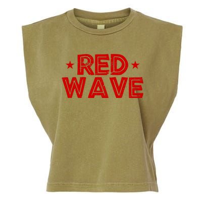 Red Wave Pro Republican Garment-Dyed Women's Muscle Tee