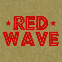 Red Wave Pro Republican Garment-Dyed Women's Muscle Tee