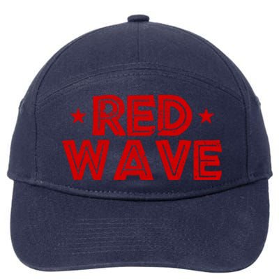 Red Wave Pro Republican 7-Panel Snapback Hat