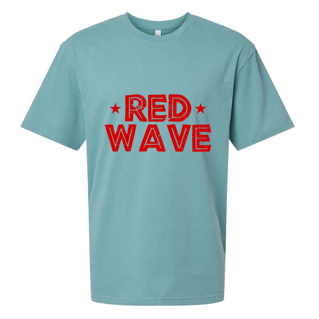 Red Wave Pro Republican Sueded Cloud Jersey T-Shirt