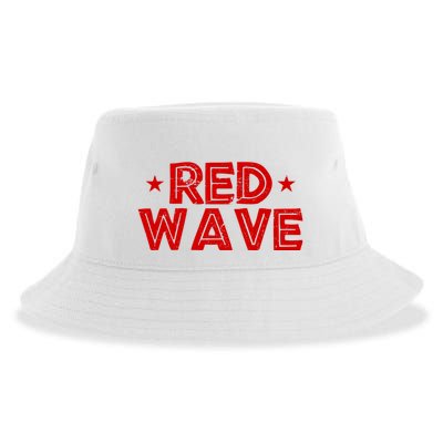Red Wave Pro Republican Sustainable Bucket Hat