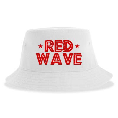 Red Wave Pro Republican Sustainable Bucket Hat