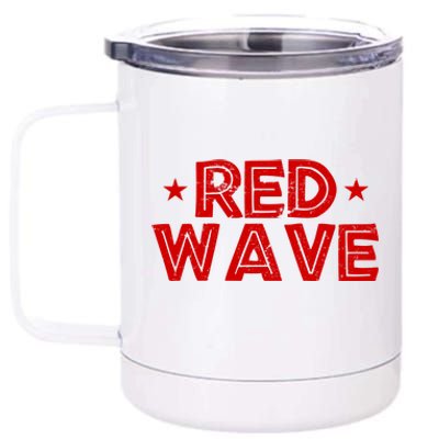 Red Wave Pro Republican 12 oz Stainless Steel Tumbler Cup