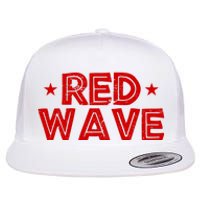 Red Wave Pro Republican Flat Bill Trucker Hat