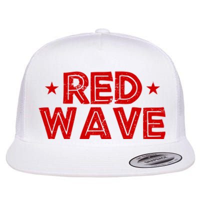 Red Wave Pro Republican Flat Bill Trucker Hat