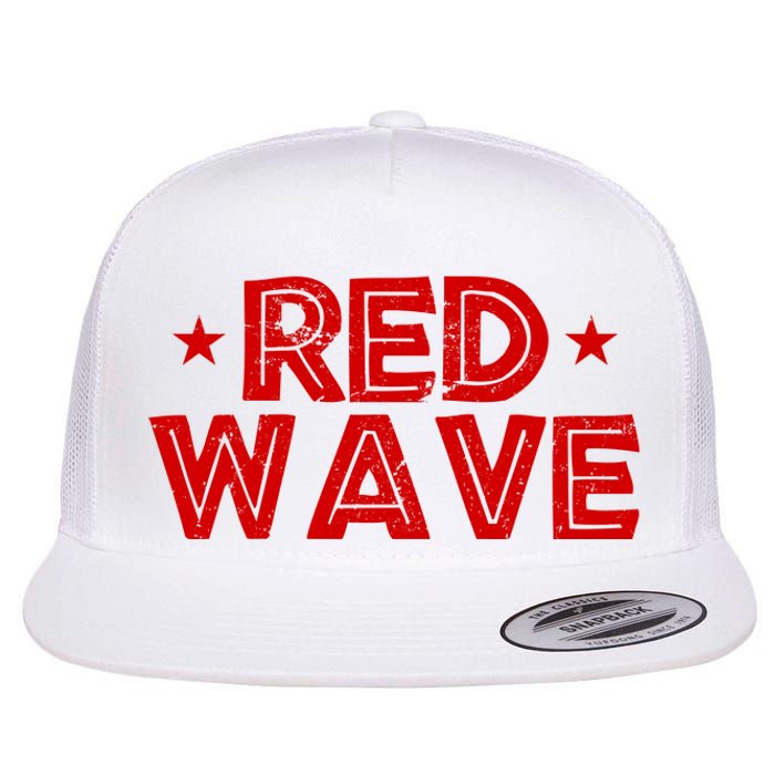 Red Wave Pro Republican Flat Bill Trucker Hat