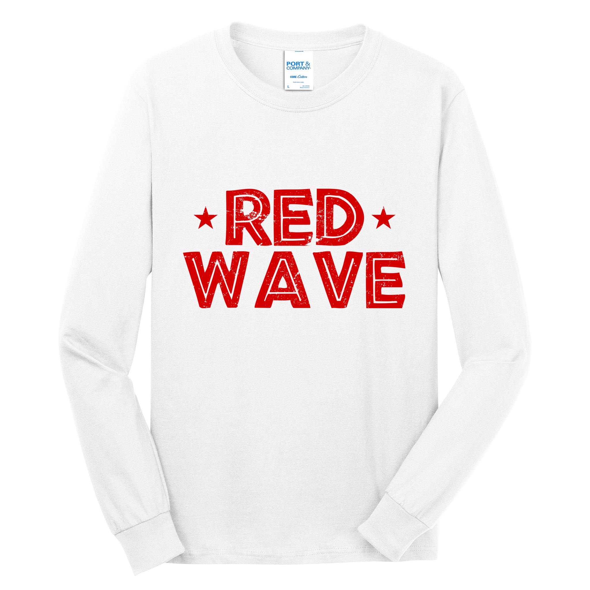 Red Wave Pro Republican Tall Long Sleeve T-Shirt