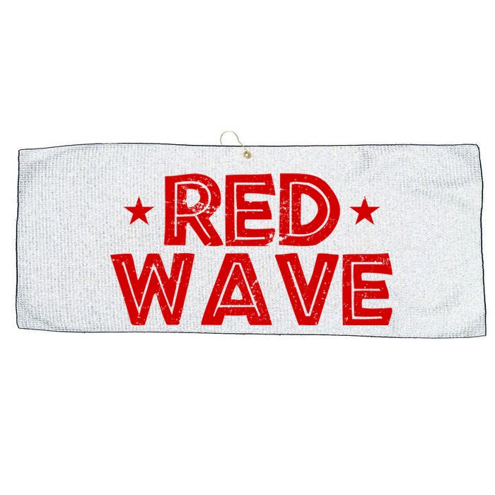 Red Wave Pro Republican Large Microfiber Waffle Golf Towel