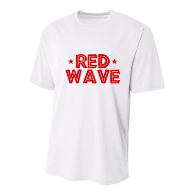 Red Wave Pro Republican Youth Performance Sprint T-Shirt
