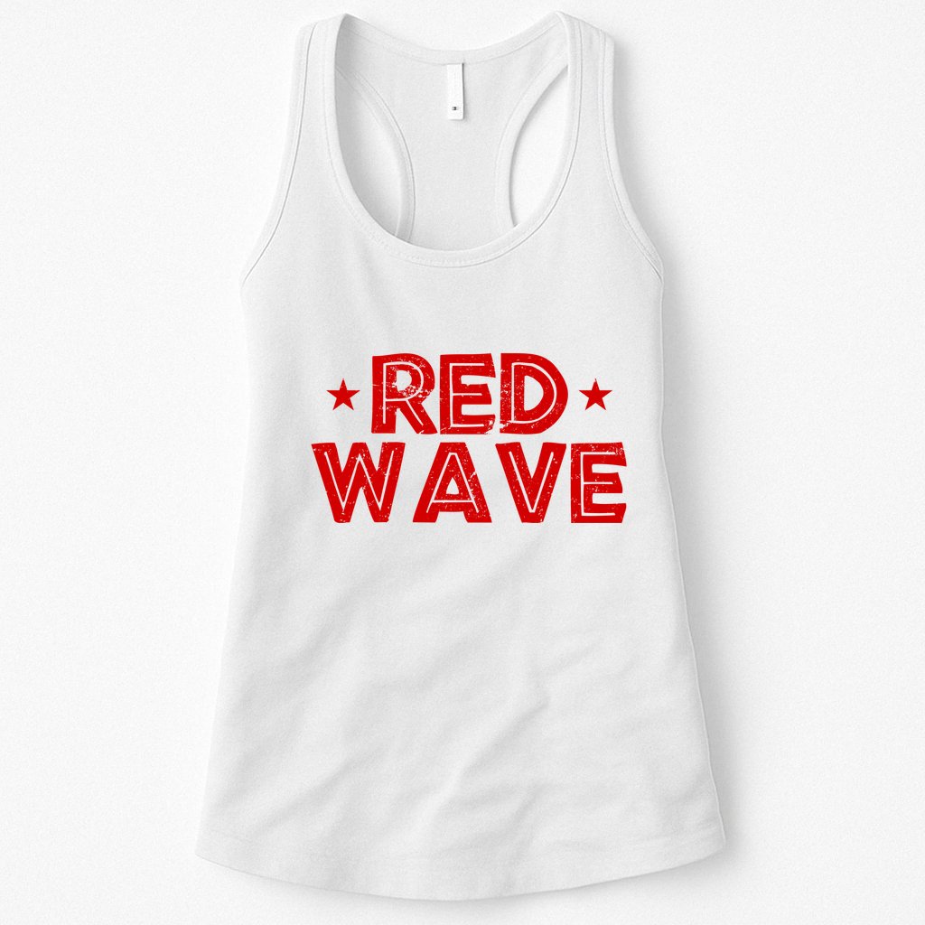 Red Wave Pro Republican Womens Tank Top