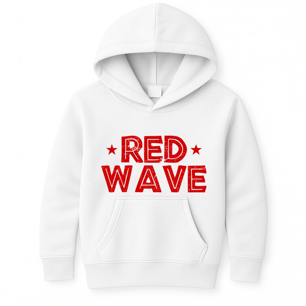 Red Wave Pro Republican Kids Hoodie