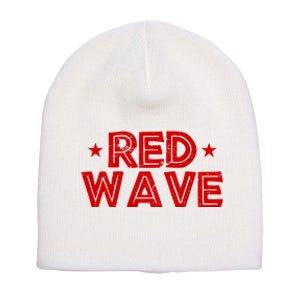 Red Wave Pro Republican Short Acrylic Beanie