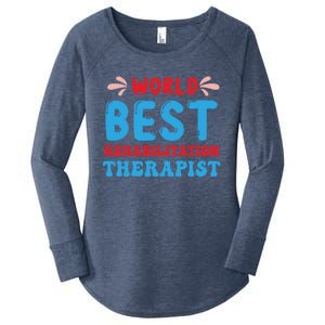 Rehabilitation Worker Physical Medicine Rehabilitation Cute Gift Women's Perfect Tri Tunic Long Sleeve Shirt