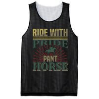 Ride With Pride Pant Horse Mesh Reversible Basketball Jersey Tank