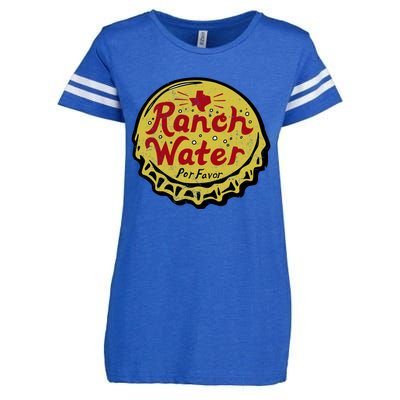 Ranch Water Por Favor Enza Ladies Jersey Football T-Shirt