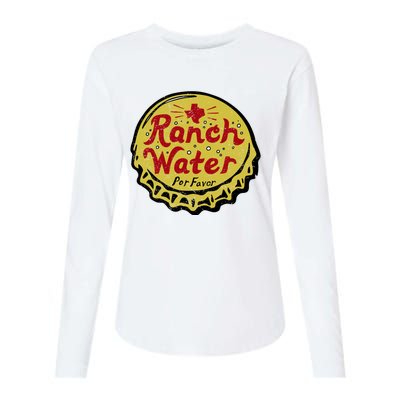 Ranch Water Por Favor Womens Cotton Relaxed Long Sleeve T-Shirt