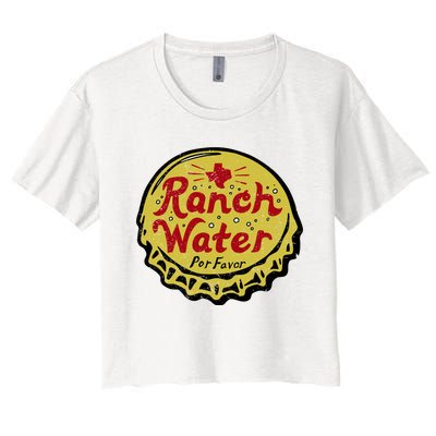 Ranch Water Por Favor Women's Crop Top Tee