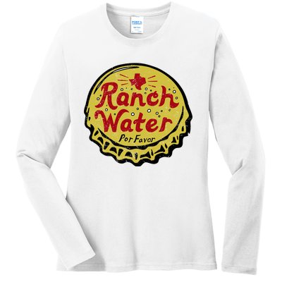 Ranch Water Por Favor Ladies Long Sleeve Shirt