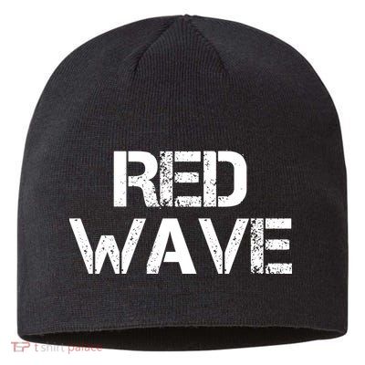 Red Wave Republican Sustainable Beanie