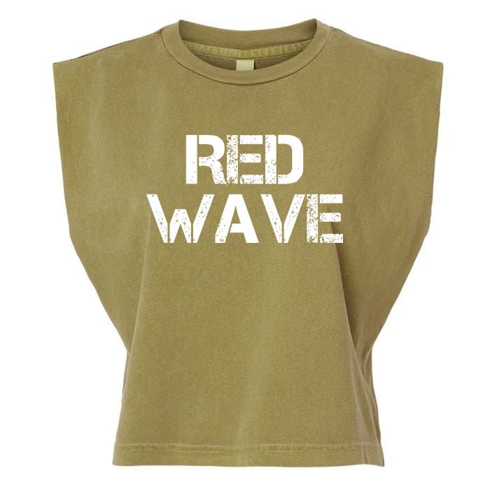 Red Wave Republican Garment-Dyed Women's Muscle Tee