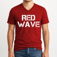 Red Wave Republican V-Neck T-Shirt
