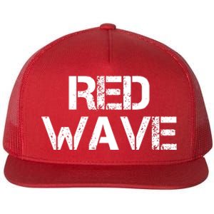 Red Wave Republican Flat Bill Trucker Hat