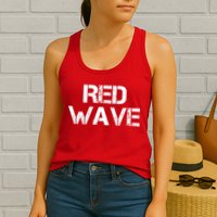 Red Wave Republican Womens Tank Top