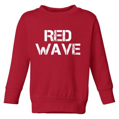 Red Wave Republican Toddler Sweatshirt