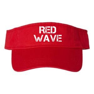 Red Wave Republican Valucap Bio-Washed Visor