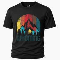 Retro Wyoming Cooling Performance Crew T-Shirt