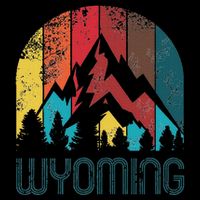 Retro Wyoming Button
