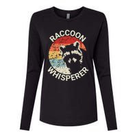 Raccoon Whisperer Raccoon Feeder Love Raccoons Pet Raccoon Womens Cotton Relaxed Long Sleeve T-Shirt