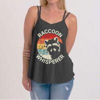 Raccoon Whisperer Raccoon Feeder Love Raccoons Pet Raccoon Women's Strappy Tank