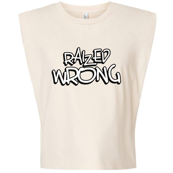 Raized Wrong Garment-Dyed Women's Muscle Tee