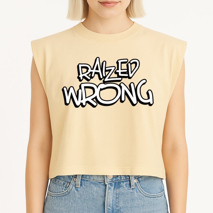 Raized Wrong Garment-Dyed Women's Muscle Tee