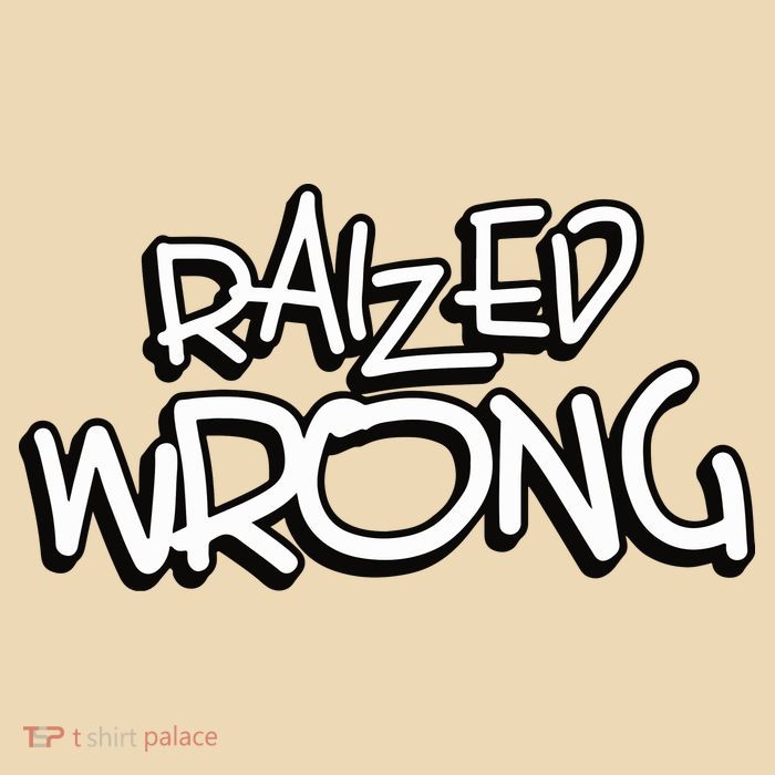 Raized Wrong Drawstring Bag