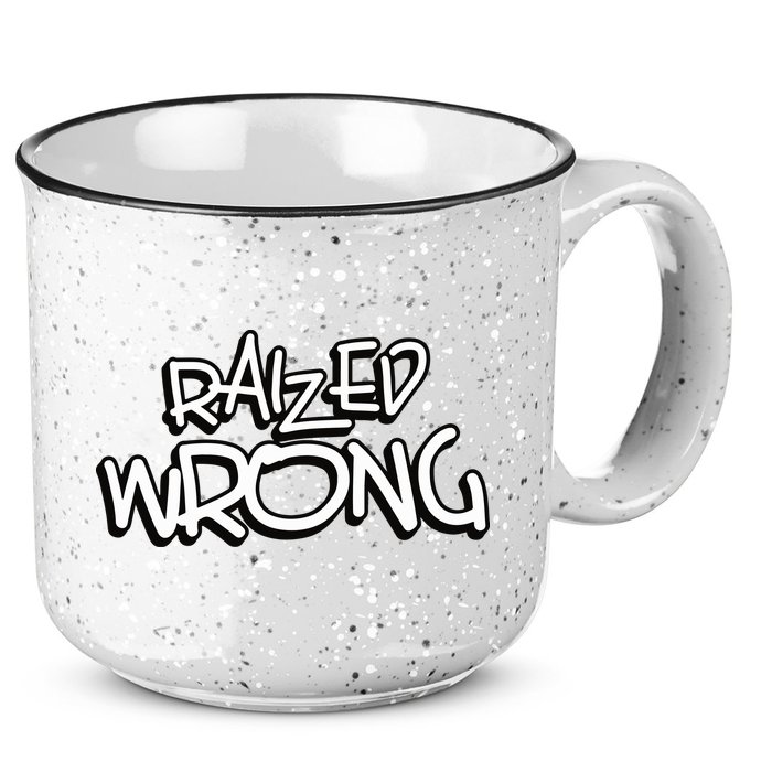Raized Wrong 15oz Campfire Ceramic Mug